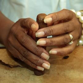 Bearbeitung einer fast fertig gedreht